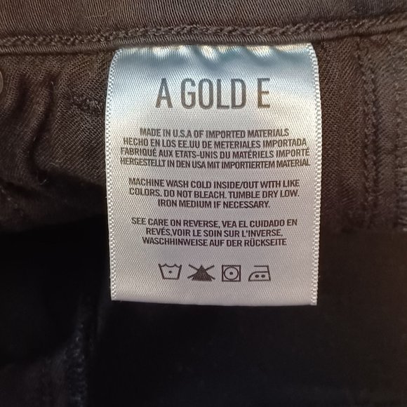 AGOLDE Women's Black Ripped Skinny Leg Stretch High Rise Denim Jean Destroyed 25 - Picture 11 of 12